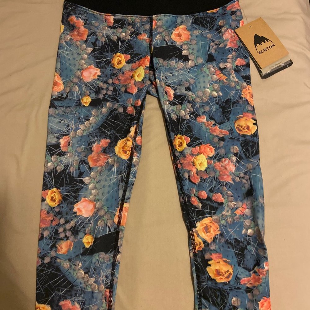 NEW Burton Women's Capri Leggings XS Hiking Yoga Running Tennis Pants
